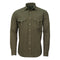 Laksen Nairobi Shirt in Olive Green LAKSEN Emmett & Stone Country Sports Ltd