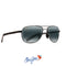 Maui Jim Guardrails Aviator Sunglasses Gloss Black & Neutral Grey Lenses Maui Jim Emmett & Stone Country Sports Ltd