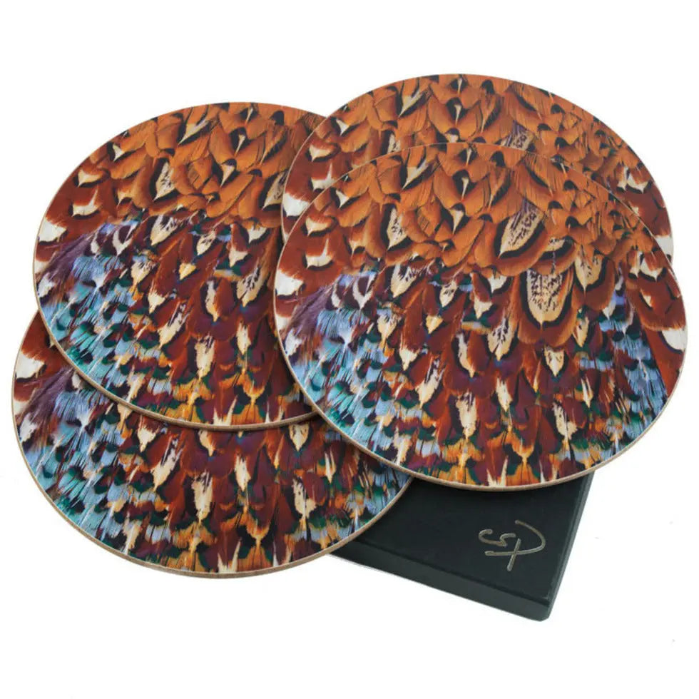 Charles SainsburyPlaice Pheasant Plumage Table Mats x4 from Emmett