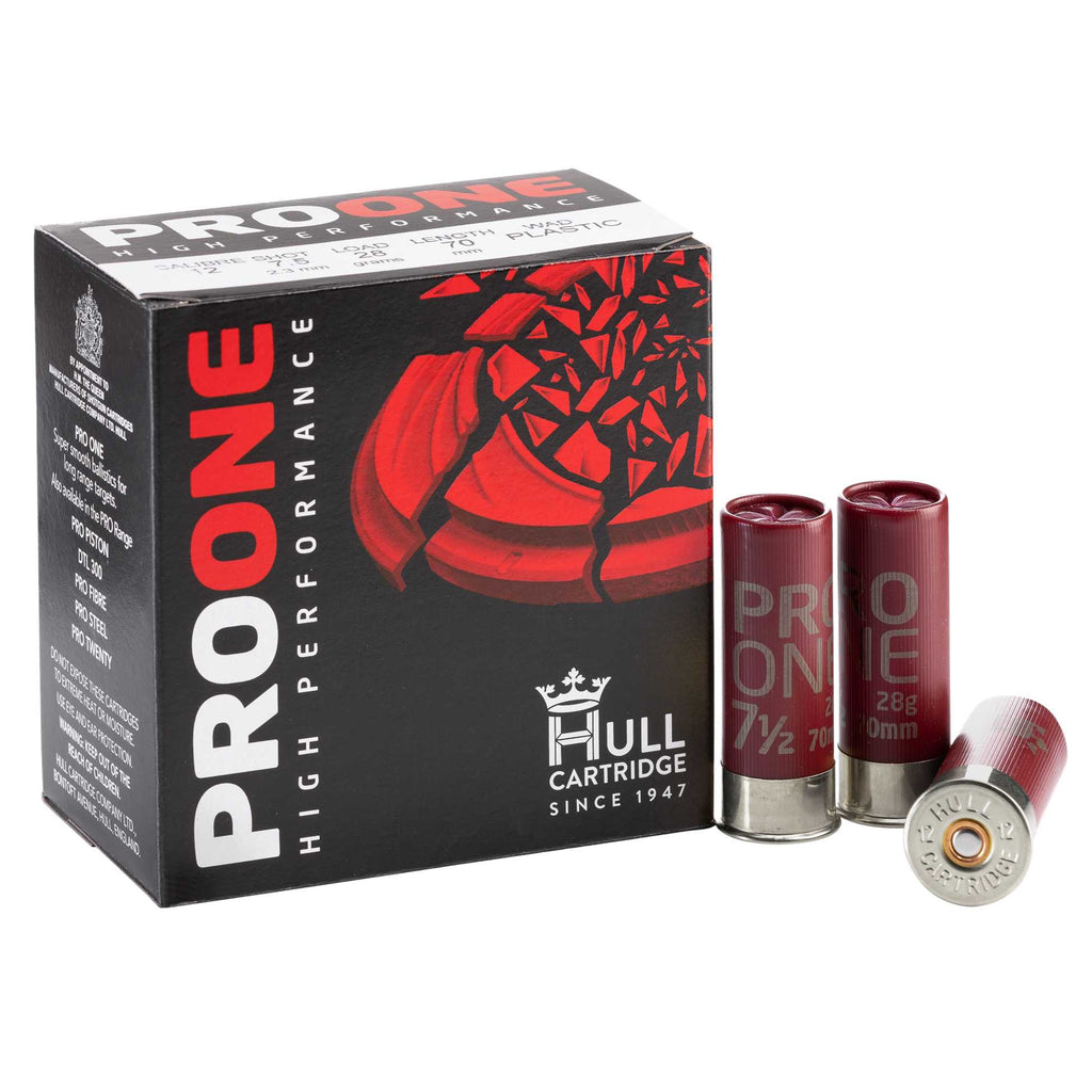 HULL CARTRIDGE Hull 12G Pro One 28gr Emmett & Stone Country Sports Ltd