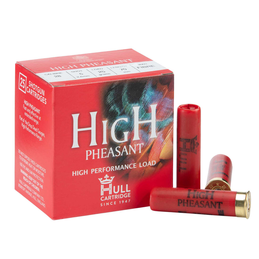 HULL CARTRIDGE 28G High Pheasant 25gr Emmett & Stone Country Sports Ltd