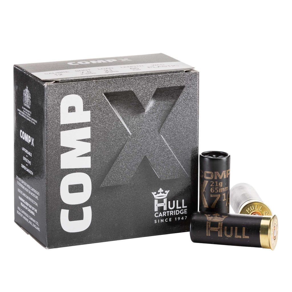 HULL CARTRIDGE Hull 12G Comp X 28gr Emmett & Stone Country Sports Ltd