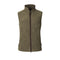 Laksen Isla Felted Wool Fleece Vest in Olive