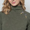 Girl wearing Adele Pheasant Wool Sweater
