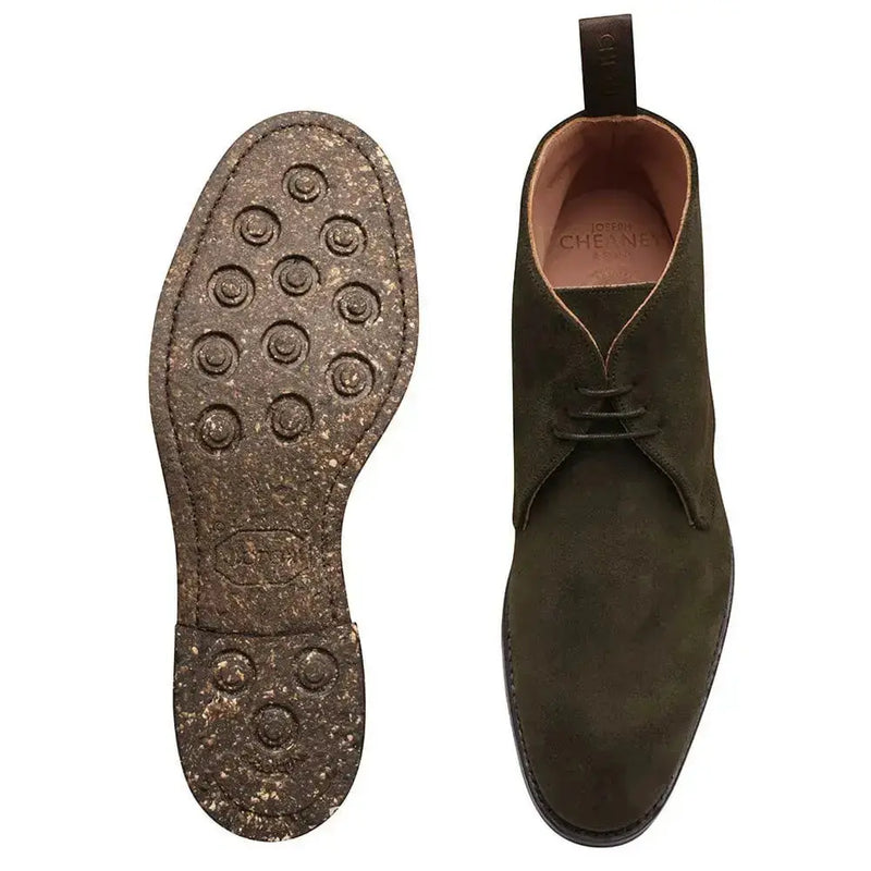 Cheaney Sherwood Chukka Boot in Hunting Green Suede