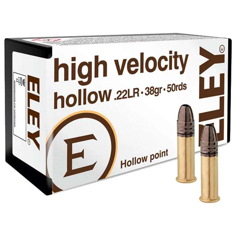 ELEY HV HOLLOW POINT 38 GR ELEY Emmett & Stone Country Sports Ltd