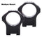 Element Optics XT 1" Medium Dovetail Mounts ELEMENT OPTICS Emmett & Stone Country Sports Ltd