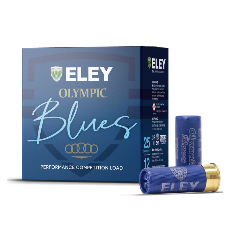 Eley 12G Olympic Blues 28gr ELEY Emmett & Stone Country Sports Ltd