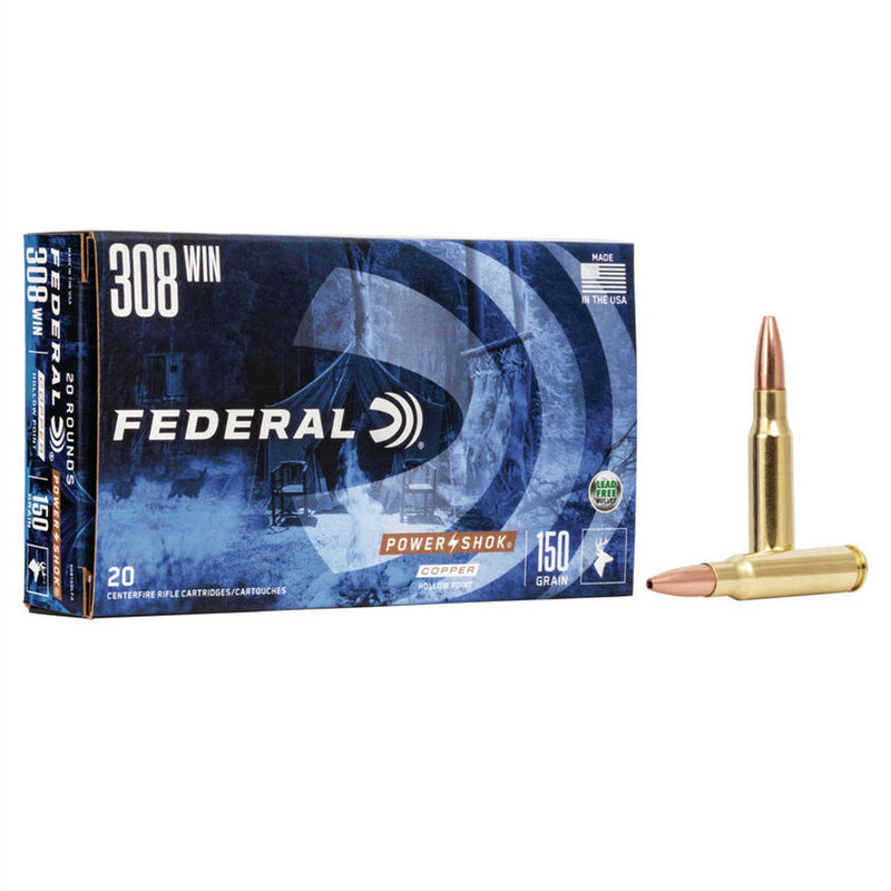 Federal .308 Power-Shok 150gr SP FEDERAL Emmett & Stone Country Sports Ltd