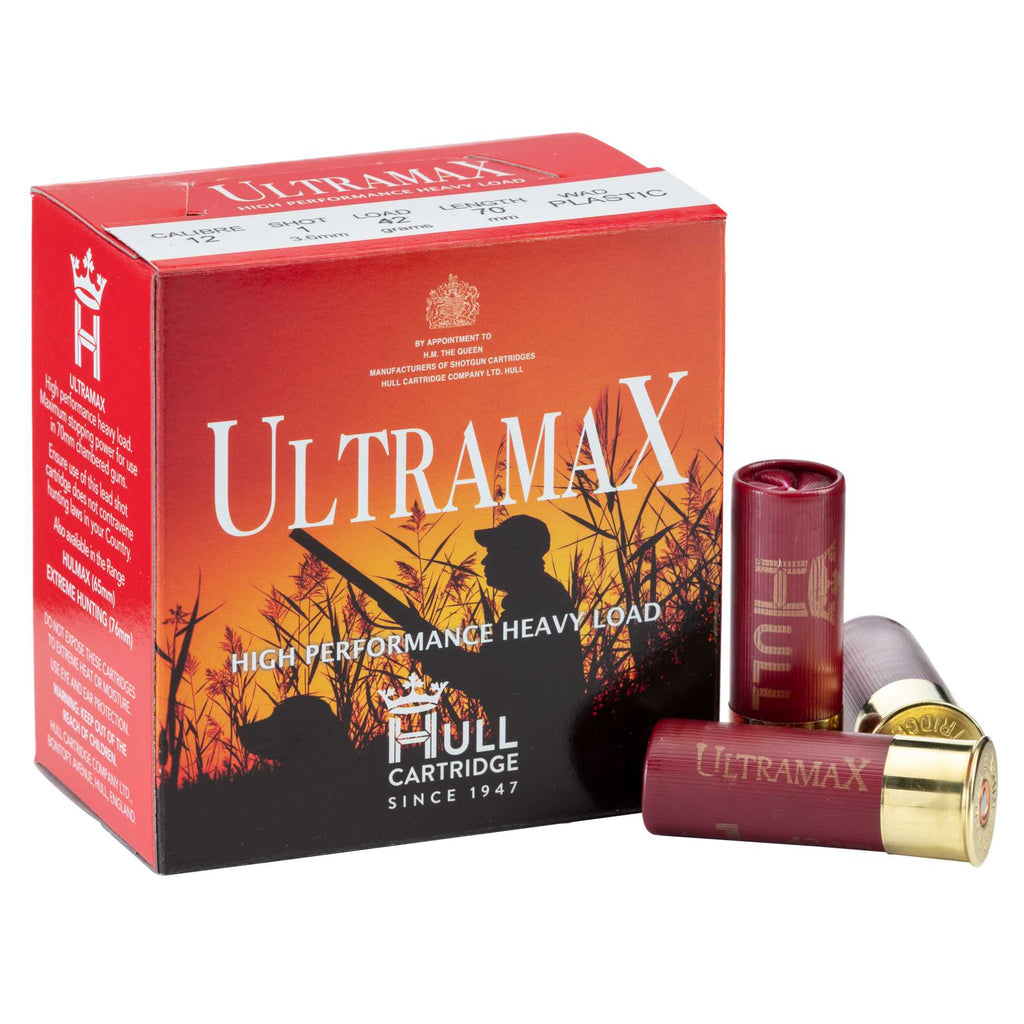 HULL CARTRIDGE Hull 12G Ultramax 42gr Emmett & Stone Country Sports Ltd
