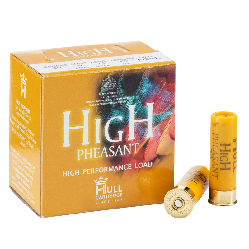 Hull 20G High Pheasant 25gr HULL CARTRIDGE Emmett & Stone Country Sports Ltd