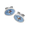 Enamel Duck Cufflinks Laksen Emmett & Stone Country Sports Ltd