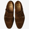 Loake 'Cannon' Dark Brown Suede Double Monk Strap Shoes LOAKE Emmett & Stone Country Sports Ltd