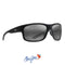 Maui Jim Southern Cross Wrap Sunglasses Soft Black with Sea Blue Grey and Neutral Grey Lenses Maui Jim Emmett & Stone Country Sports Ltd