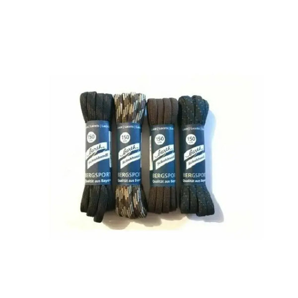 Meindl Walking Boot Laces, 150cm, Assorted Colours Emmett Stone