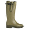 Men's Vierzonord Neoprene Lined Wellington Boots-GREEN LE CHAMEAU Emmett & Stone Country Sports Ltd