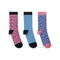 Schoffel Ladies Bamboo Socks Box of 3 in Pale Blue Mix Emmett & Stone Country Sports Ltd Emmett & Stone Country Sports Ltd