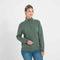 Schoffel Polperro Pima 1/4 Zip Ladies Sweater in Country Green SCHOFFEL Emmett & Stone Country Sports Ltd