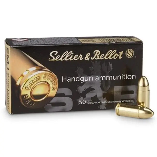 Sellier & Bellot 9mm 124gr FMJ SELLIER & BELLOT Emmett & Stone Country Sports Ltd