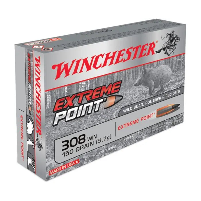 Winchester Extreme Point  .308 WIN 150gr Winchester Emmett & Stone Country Sports Ltd