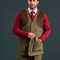 Alan Paine Combrook Shooting Waistcoat in Reed Tweed
