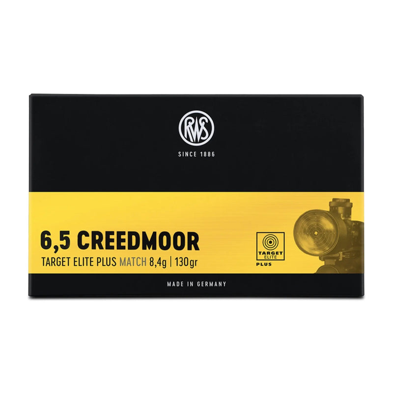 6.5 Creedmoor 130gr Target Elite Plus RWS Emmett & Stone Country Sports Ltd