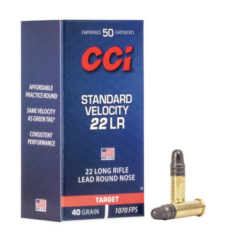 CCI .22LR Standard Velocity Solid x50 CCI Emmett & Stone Country Sports Ltd