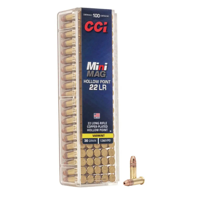CCI Mini Mag .22LR Copper Hollow Point CCI Emmett & Stone Country Sports Ltd