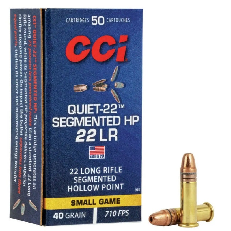 CCI Segmented Hollow Point Segmented .22LR 40gr CCI Emmett & Stone Country Sports Ltd