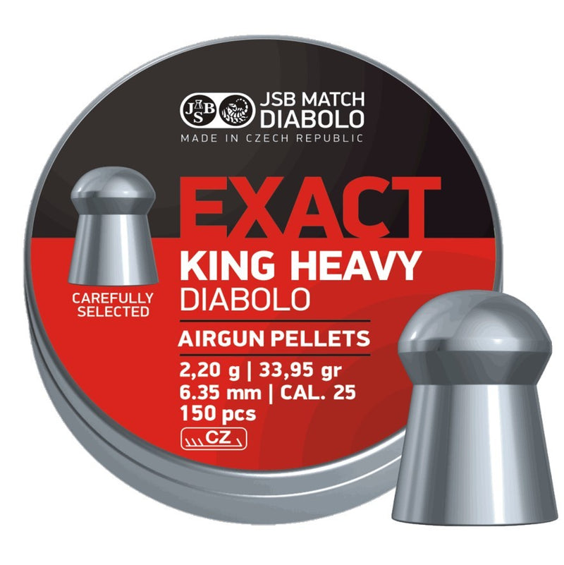 5/26~5/28発送不可　BULLET JSB Exact King Heavy .25 Pellets from Emmett & Stone Country