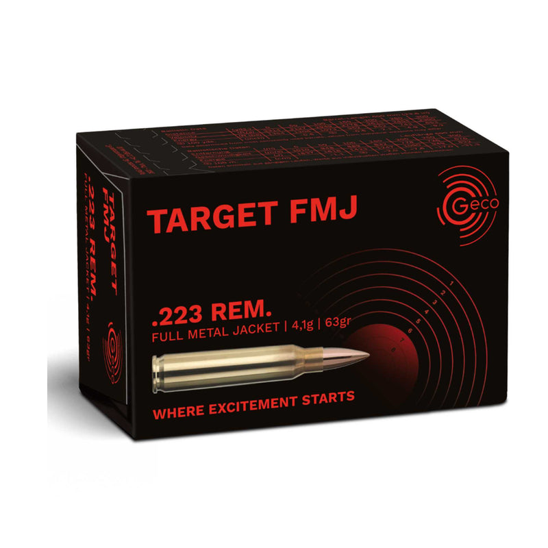 GECO .223 Rem 63gr Target GECO Emmett & Stone Country Sports Ltd
