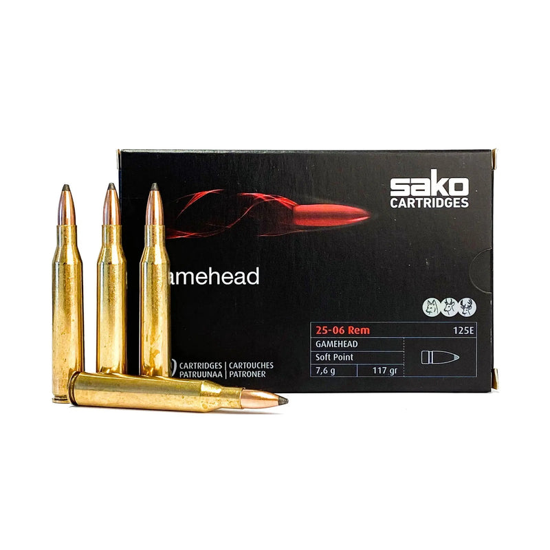 Gamehead 25-06 Remington 117gr Soft Point Sako Emmett & Stone Country Sports Ltd
