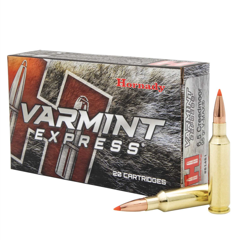 Hornady 6.5 Creed 95gr V-MAX HORNADY Emmett & Stone Country Sports Ltd