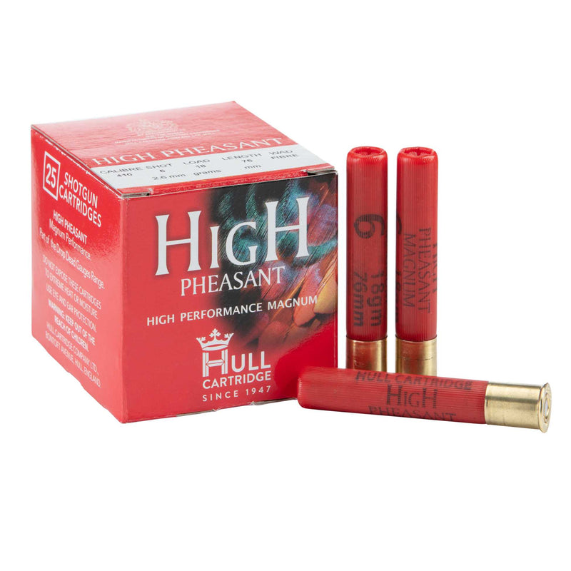 Hull 410G High Pheasant 19gr HULL CARTRIDGE Emmett & Stone Country Sports Ltd