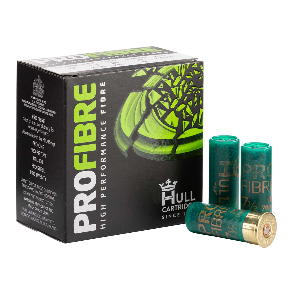 HULL CARTRIDGE 12G Pro Fibre 24gr Emmett & Stone Country Sports Ltd