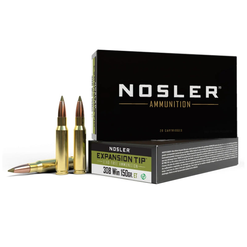 Nosler .308Win 150gr Lead Free E-Tip Nosler Emmett & Stone Country Sports Ltd