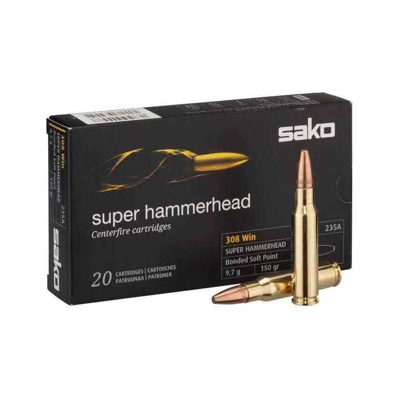 Super Hammerhead .308 WIN 150gr Soft Point Sako Emmett & Stone Country Sports Ltd